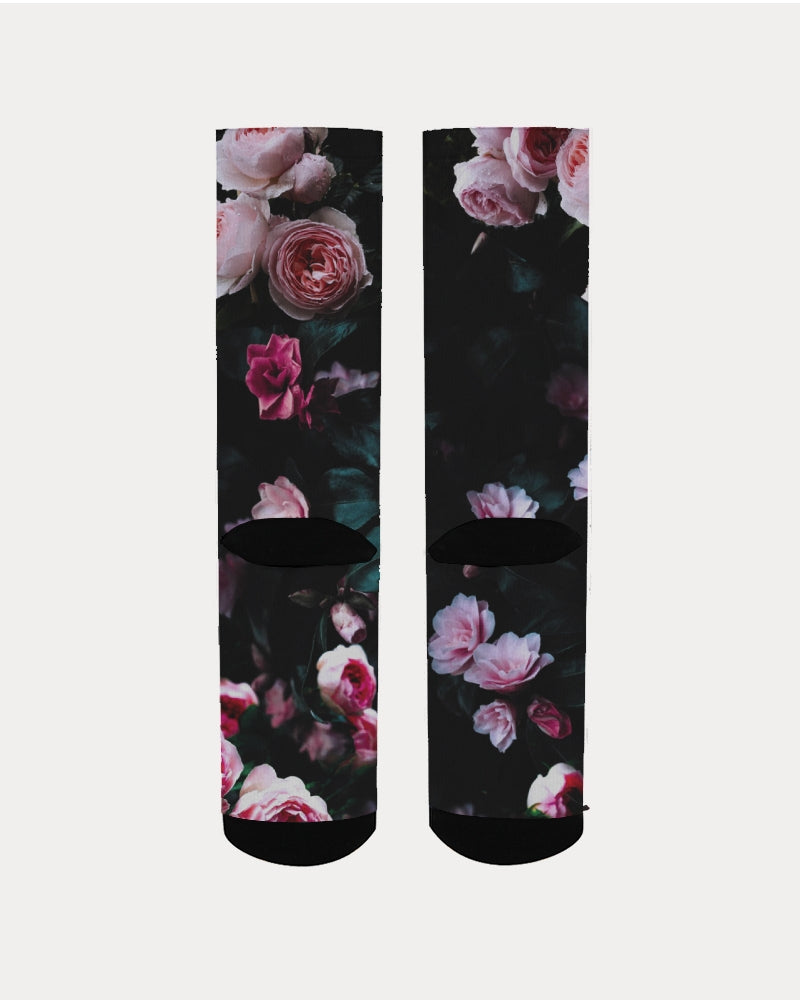 Dark Floral Women's Socks