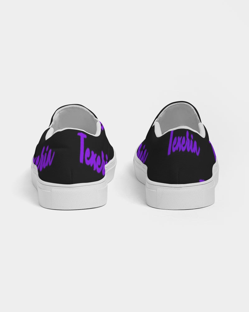 Texeria Monogram purple Women's Slip-On Canvas Shoe