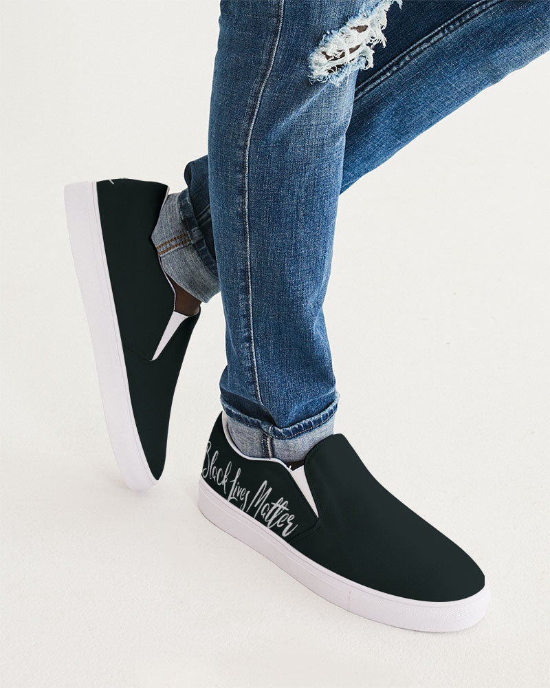 BLACK LIVES MATTER Men's Slip-On Canvas Shoe