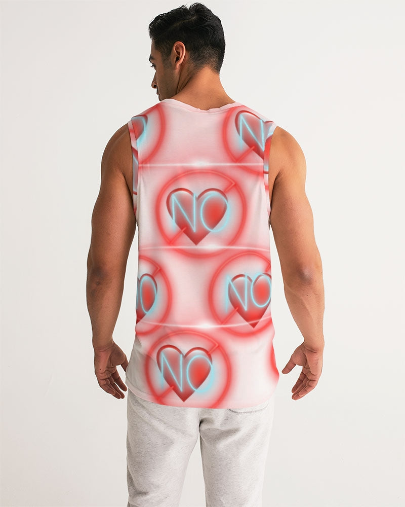 No love 2 Men's Sports Tank