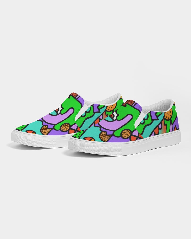 abstract Men's Slip-On Canvas Shoe