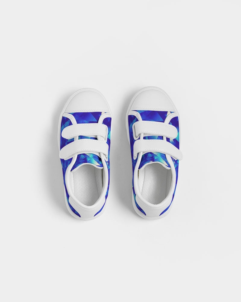 Crystal Blue Kids Velcro Sneaker