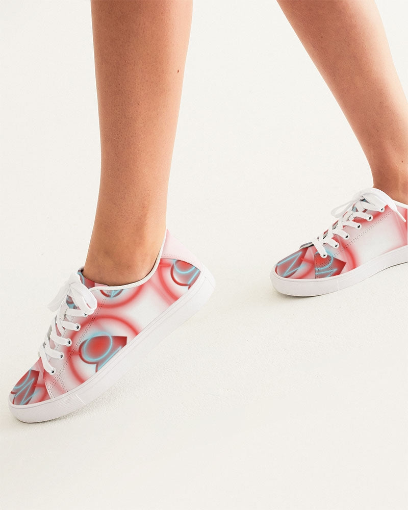 No love 2 Women's Faux-Leather Sneaker