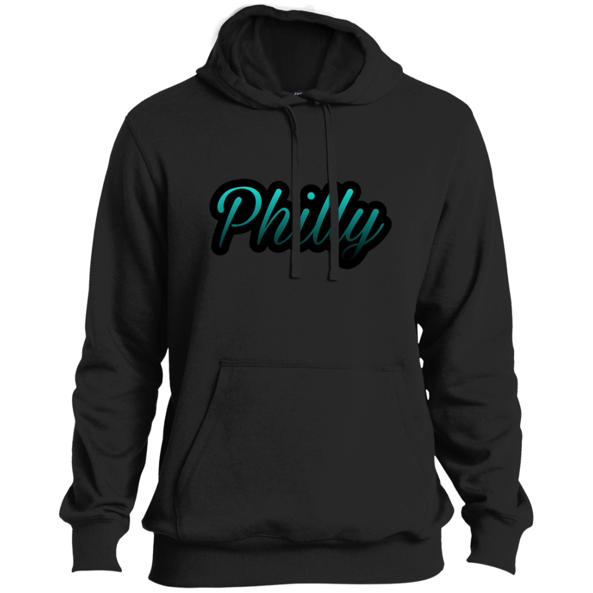 Teal Men's Tall Pullover Hoodie