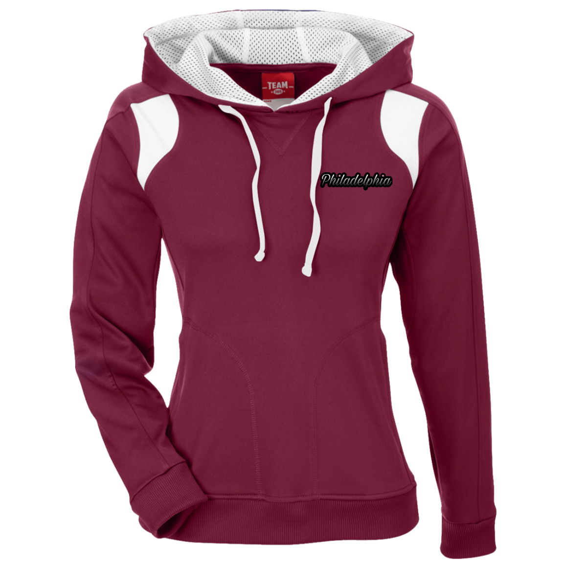 Ombre Philadelphia Ladies' Colorblock Hoodie
