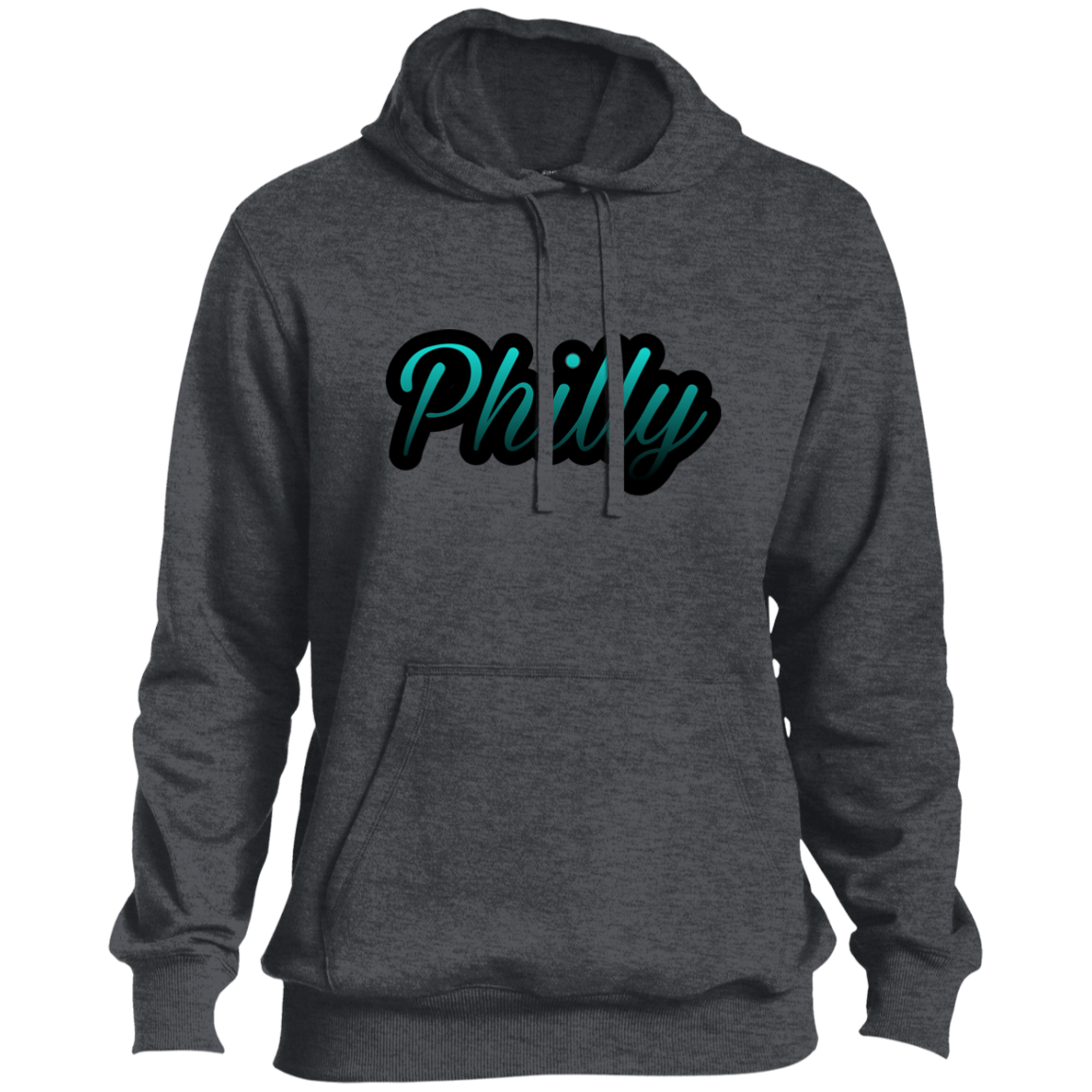 Teal Men's Tall Pullover Hoodie