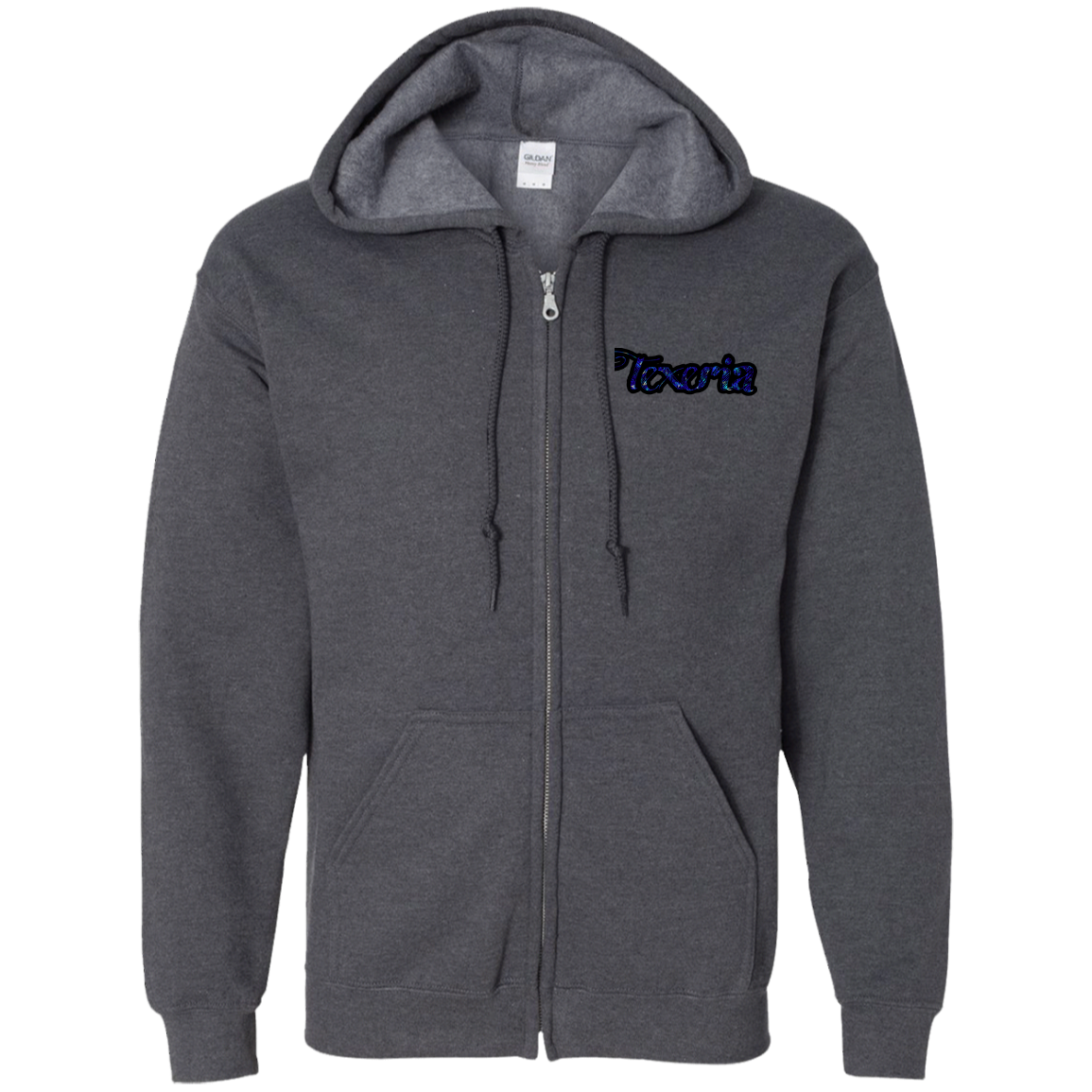 Azul Texeria Zip Up Hooded Sweatshirt