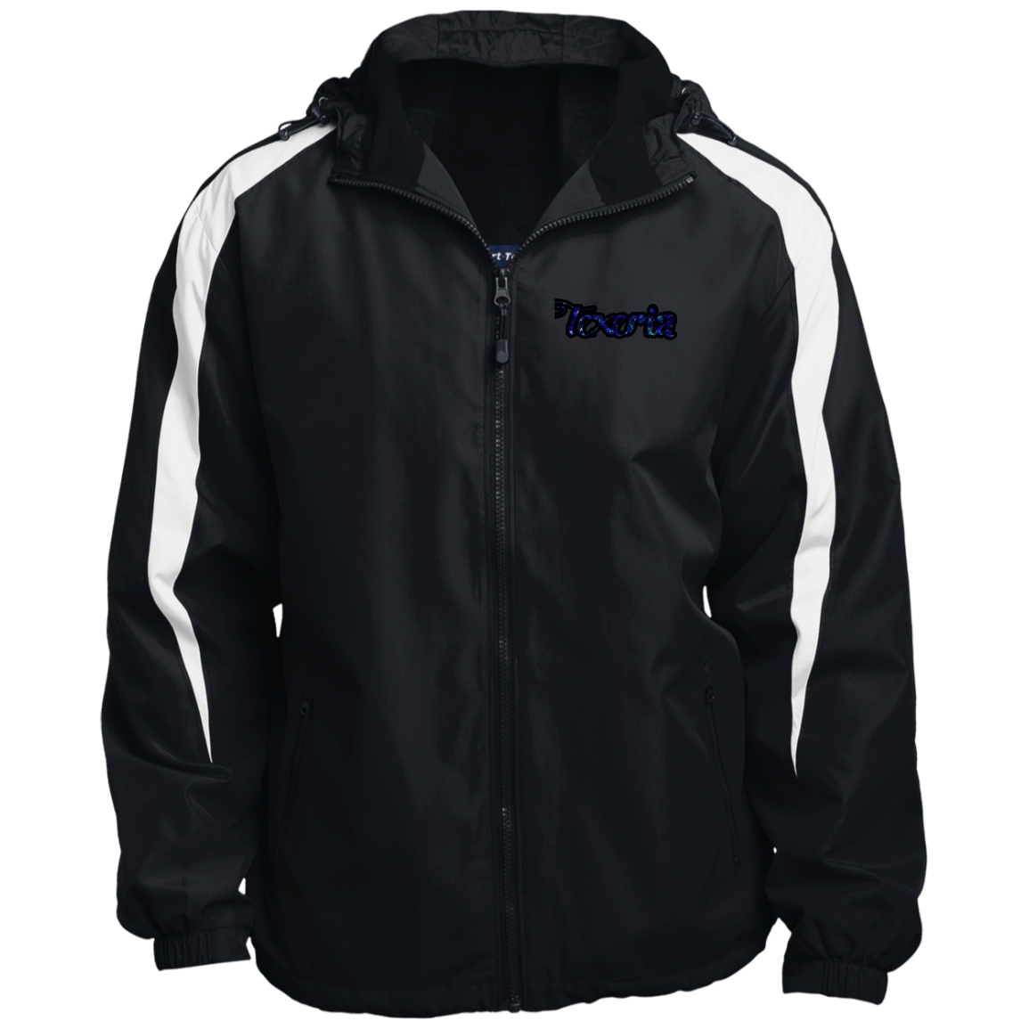 Azul Fleece Lined Colorblocked Hooded Jacket