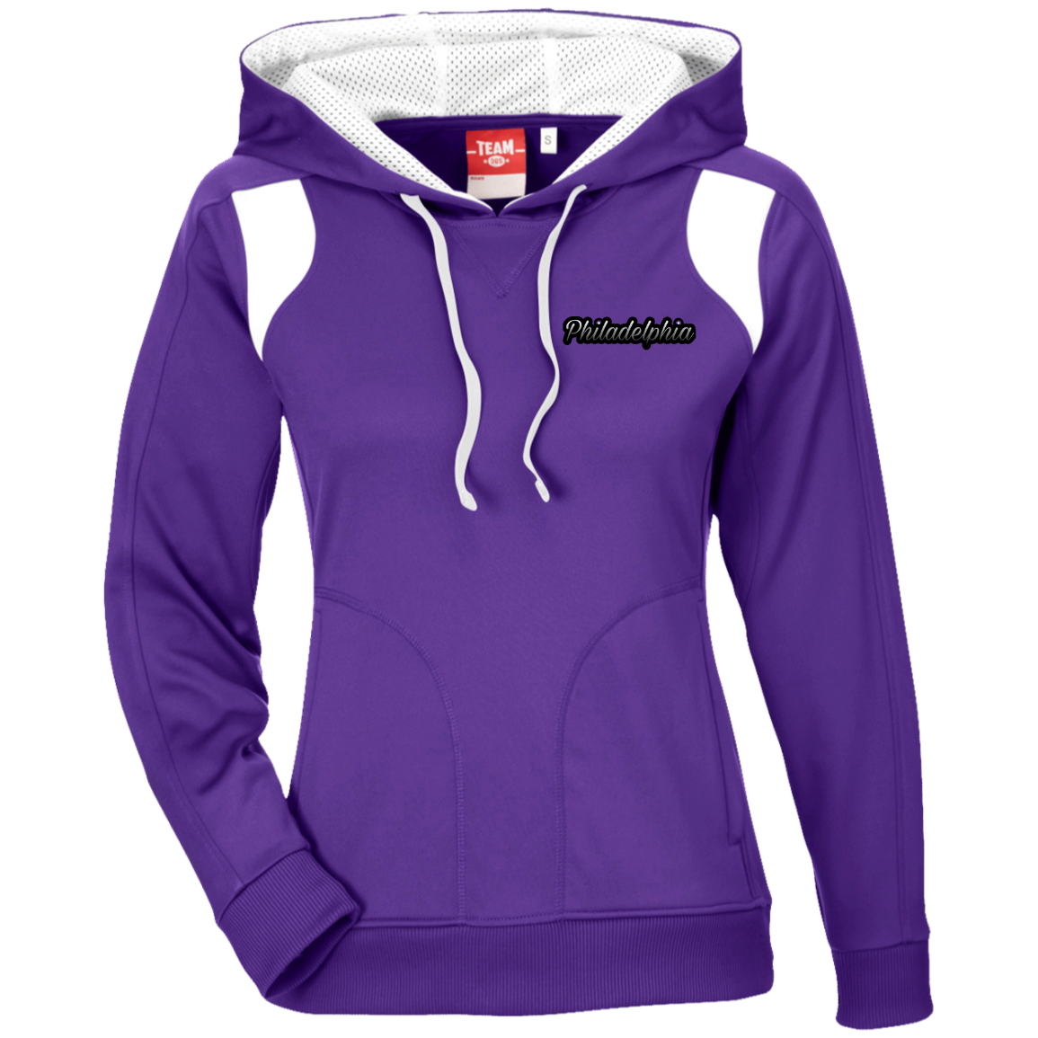 Ombre Philadelphia Ladies' Colorblock Hoodie