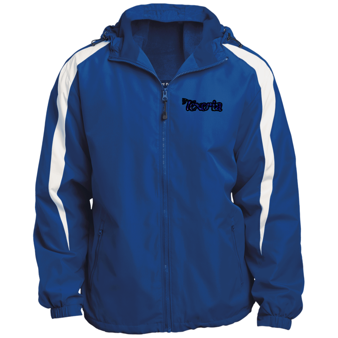 Azul Fleece Lined Colorblocked Hooded Jacket