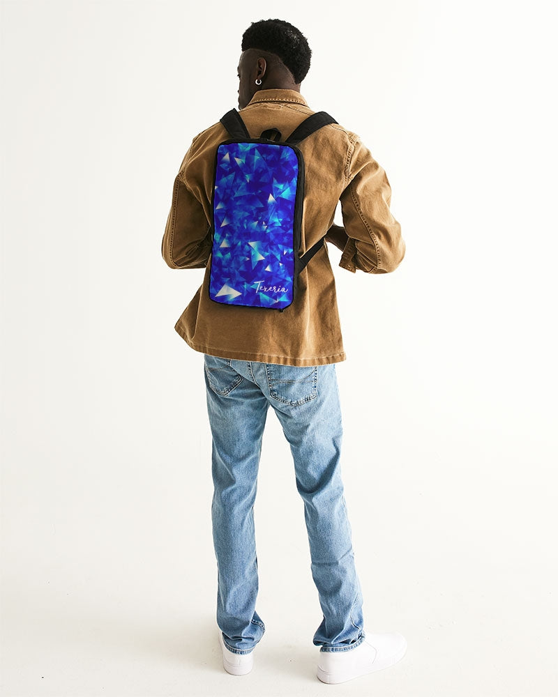 Crystal Blue Slim Tech Backpack