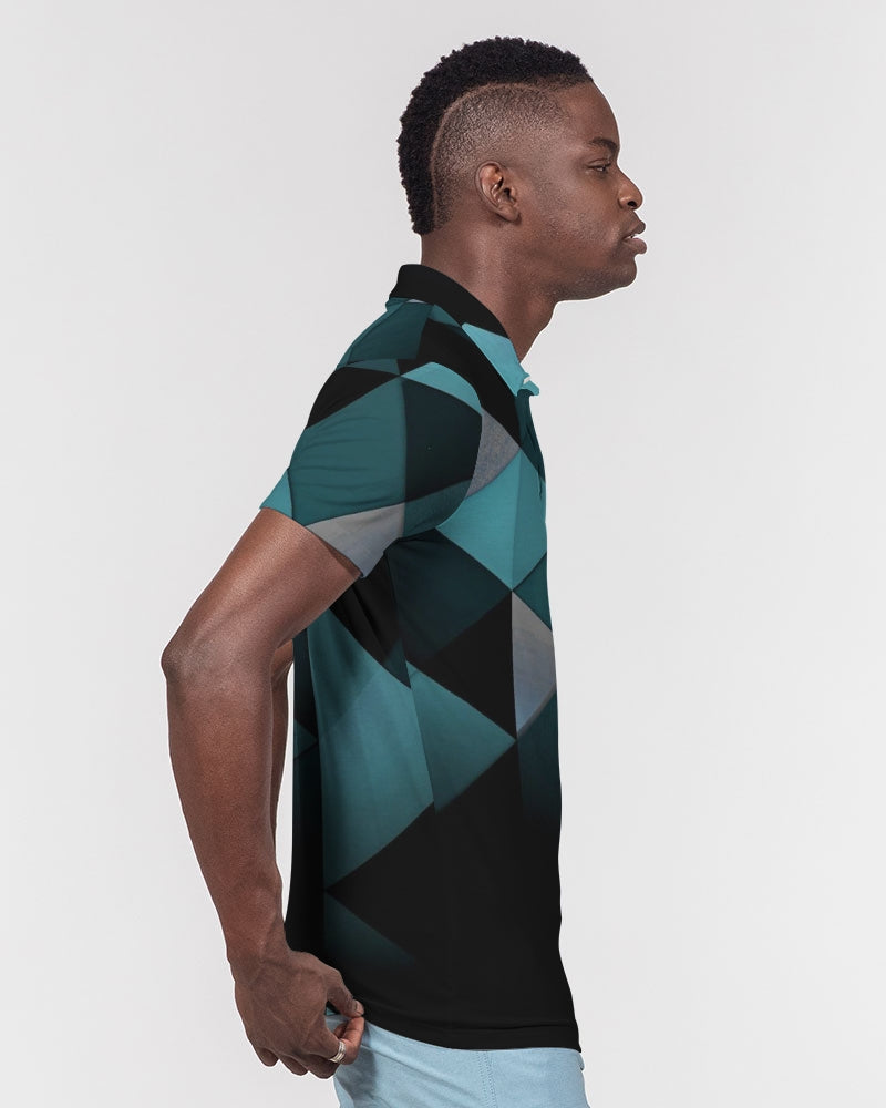 Triangle Men's Slim Fit Short Sleeve Polo