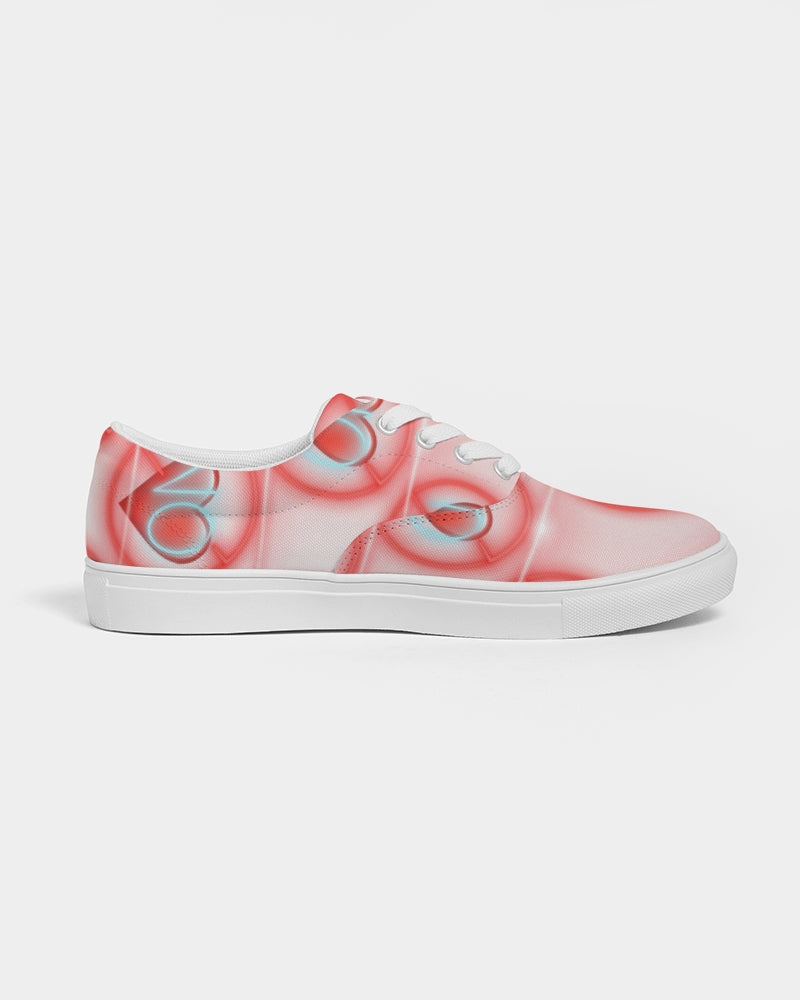 No love 2 Women's Lace Up Canvas Shoe