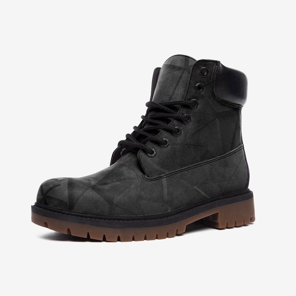 3D Triangle Casual Leather Lightweight boots