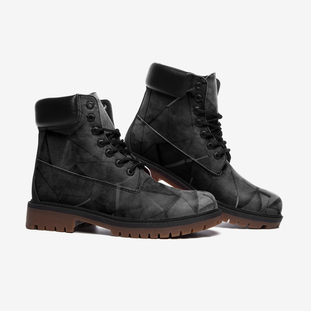 3D Triangle Casual Leather Lightweight boots