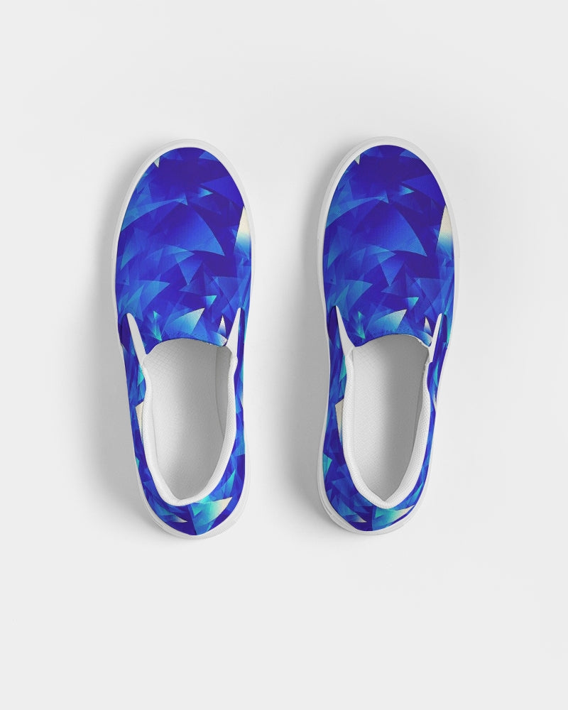 Crystal Blue Women's Slip-On Canvas Shoe
