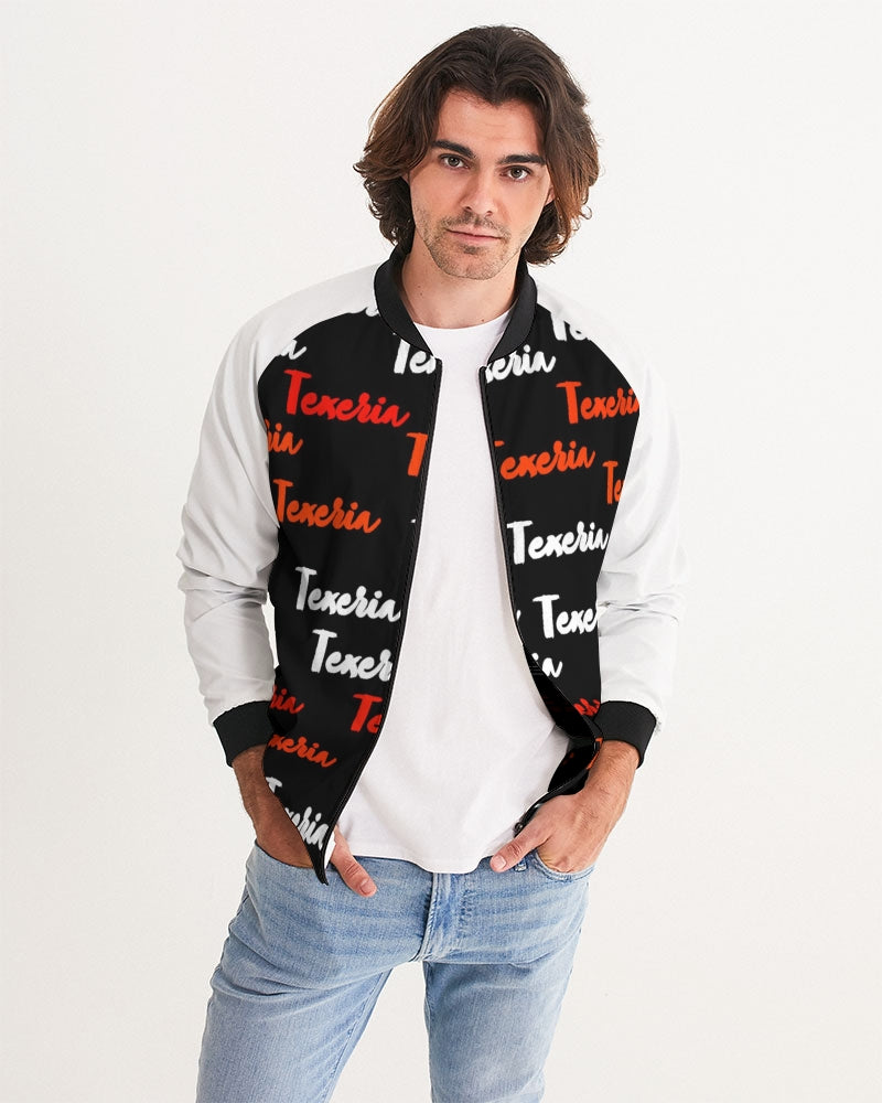 Texeria Monogram Red Men's Bomber Jacket