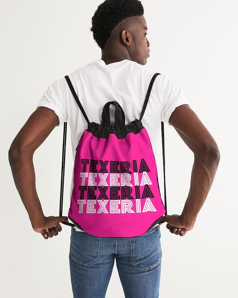 Azalea Canvas Drawstring Bag