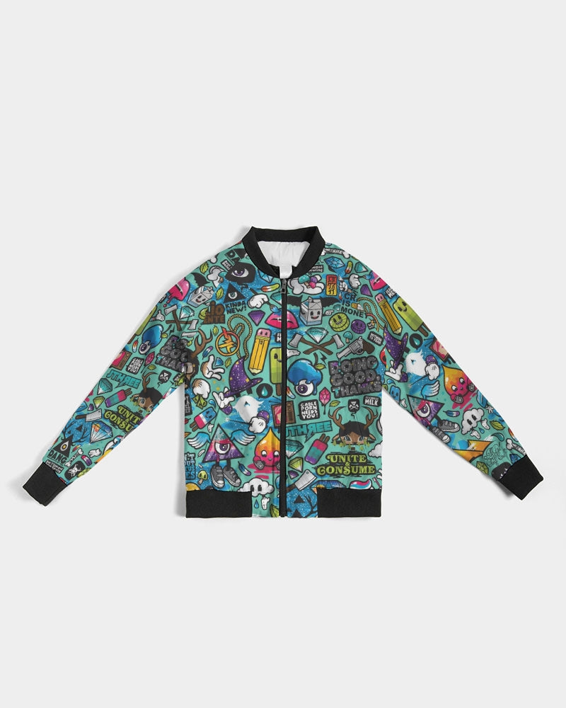 Cartoon massacre Women's Bomber Jacket