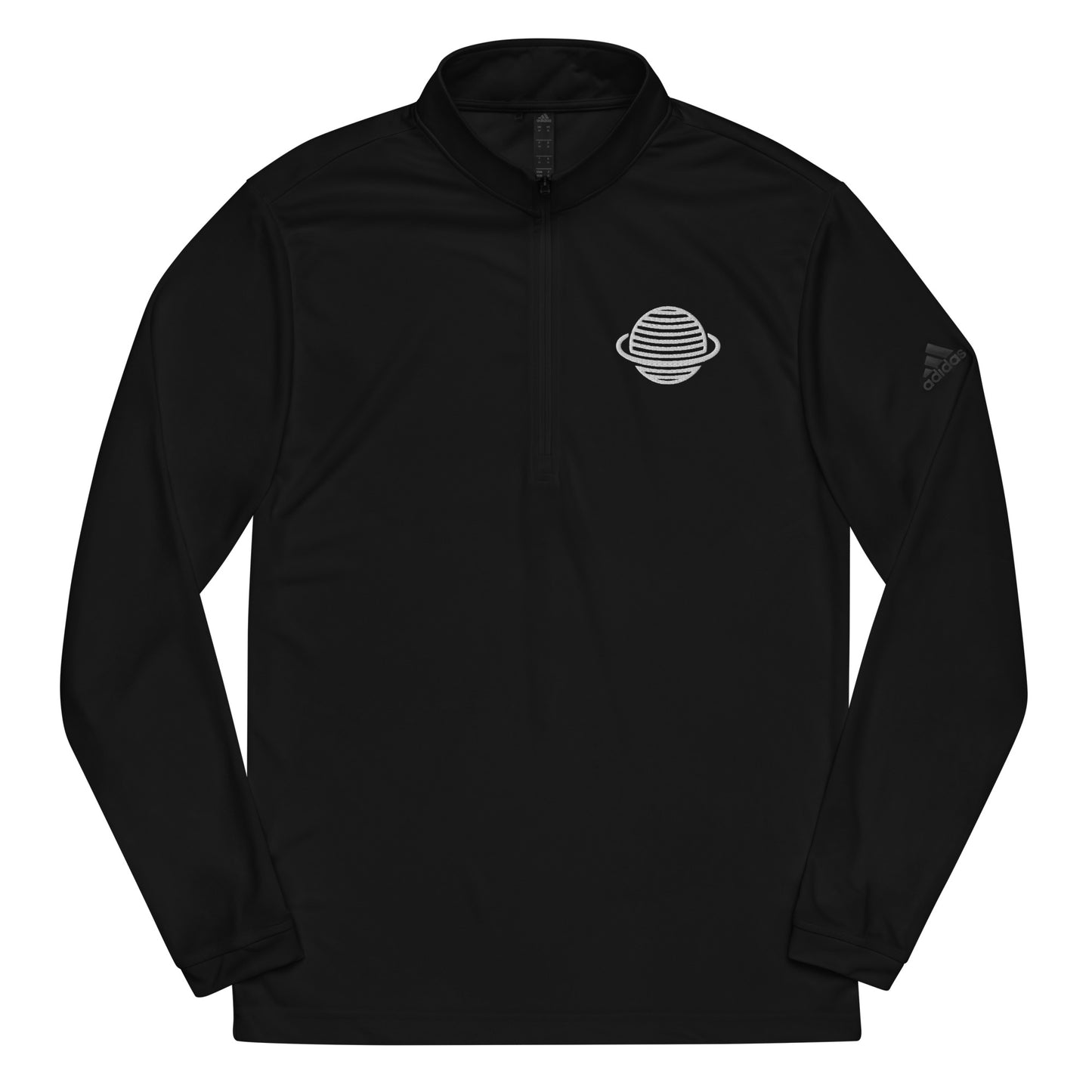 Saturn Quarter zip pullover (White)