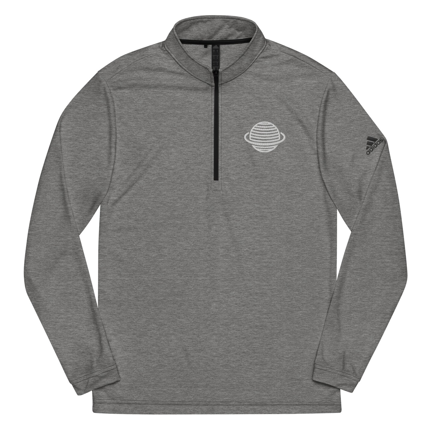 Saturn Quarter zip pullover (White)