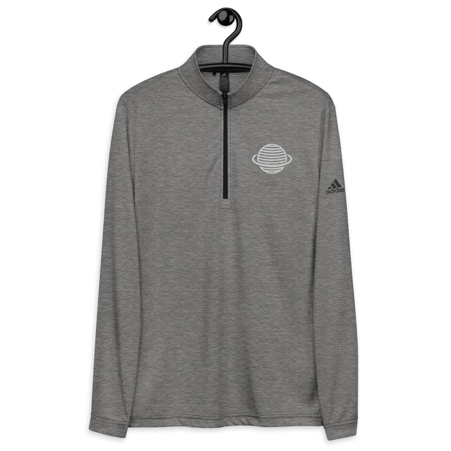 Saturn Quarter zip pullover (White)
