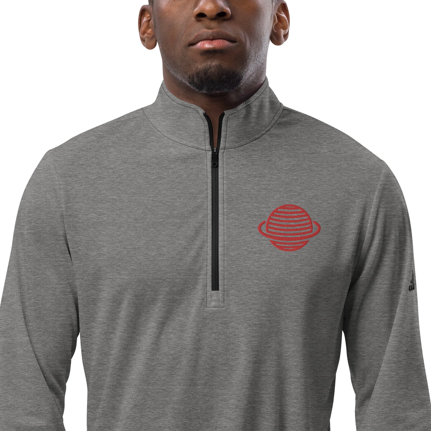 Saturn Quarter zip pullover (Red)