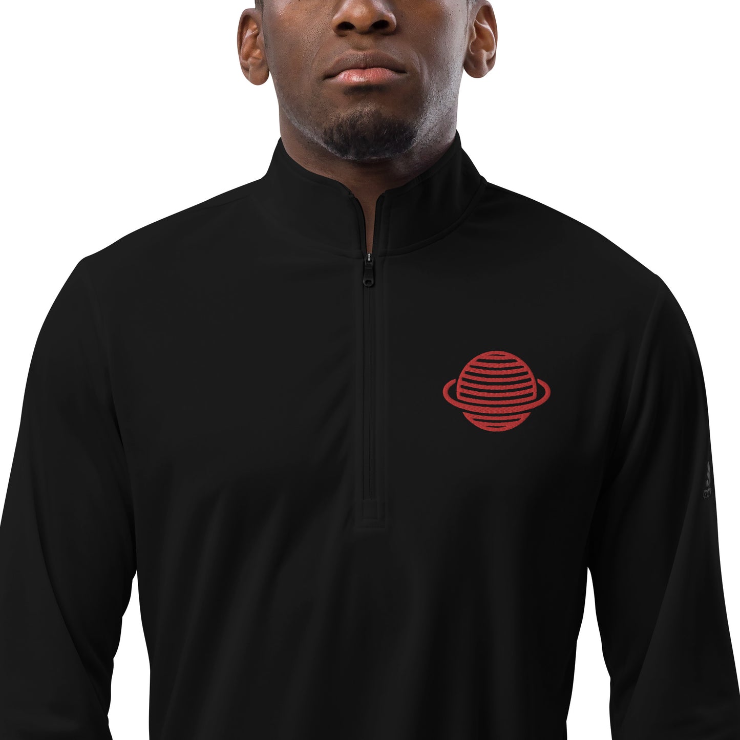 Saturn Quarter zip pullover (Red)