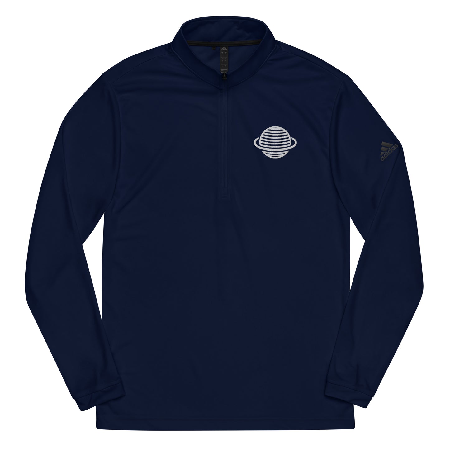 Saturn Quarter zip pullover (White)