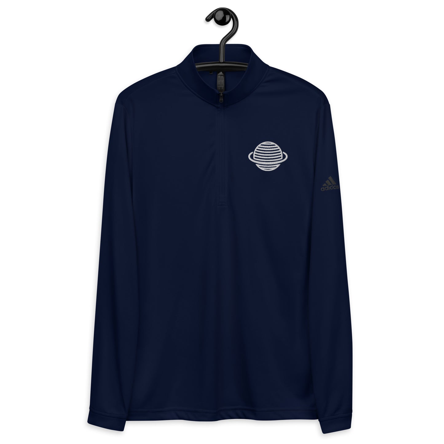 Saturn Quarter zip pullover (White)