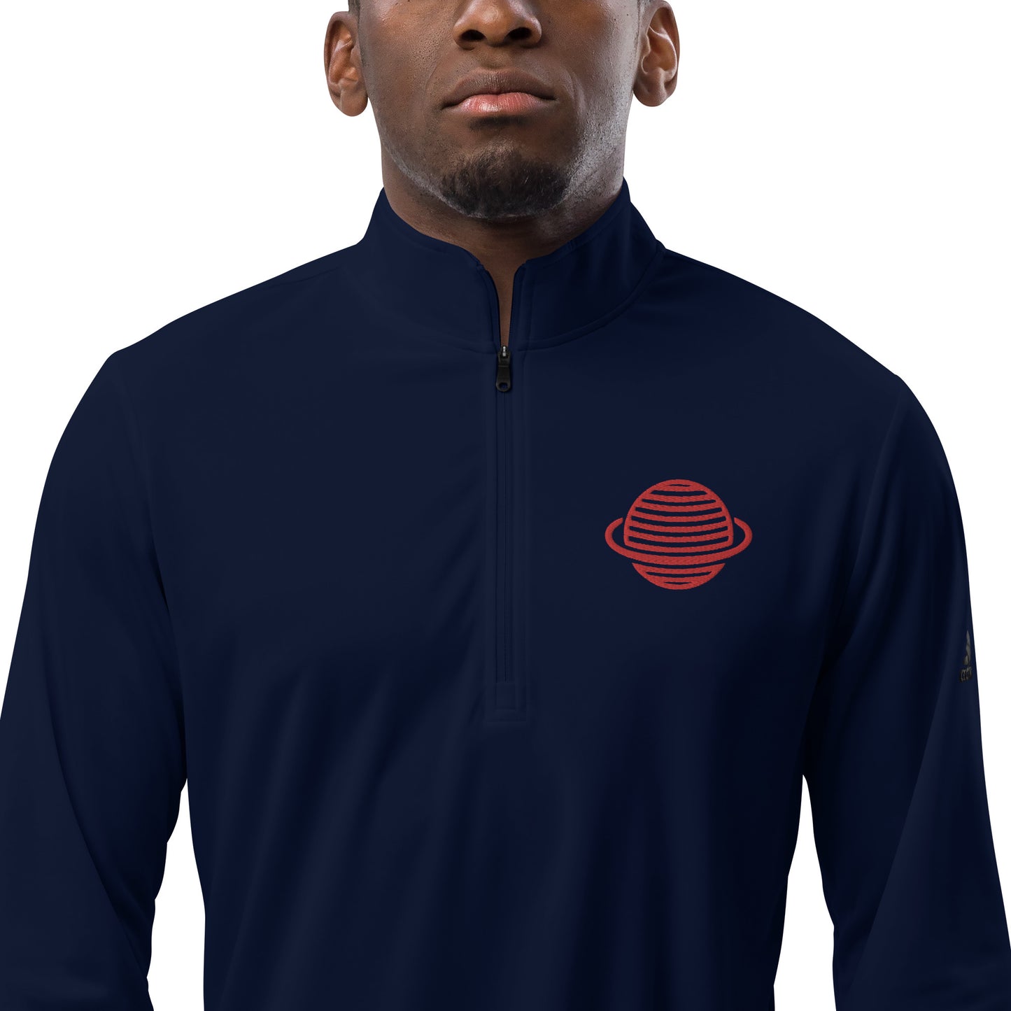 Saturn Quarter zip pullover (Red)