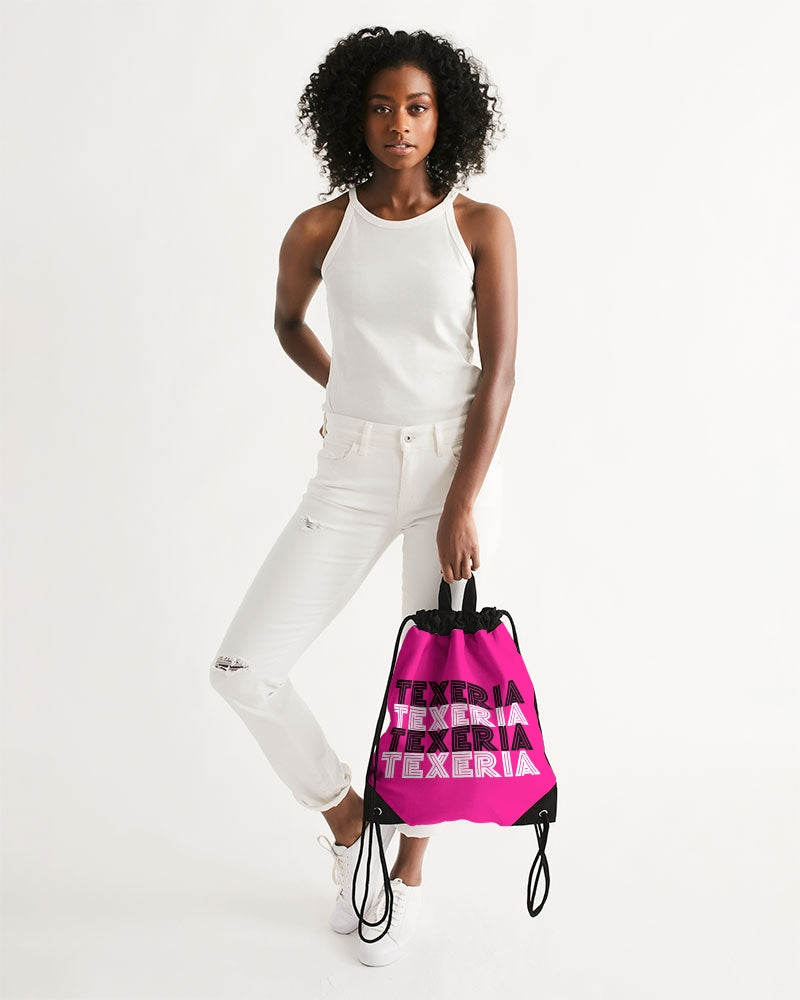 Azalea Canvas Drawstring Bag