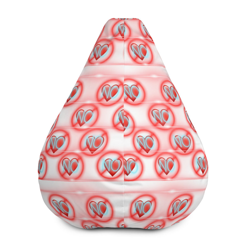 No Love 2 Bean Bag Chair Cover