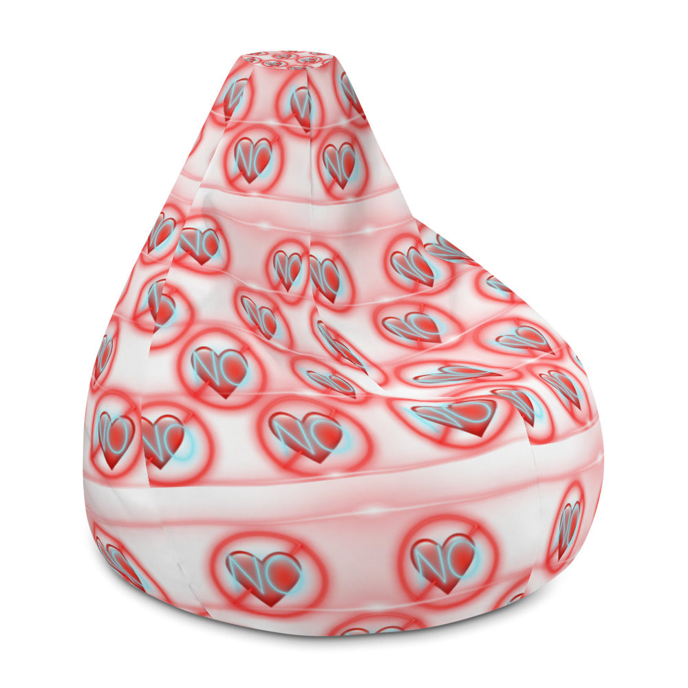No Love 2 Bean Bag Chair Cover