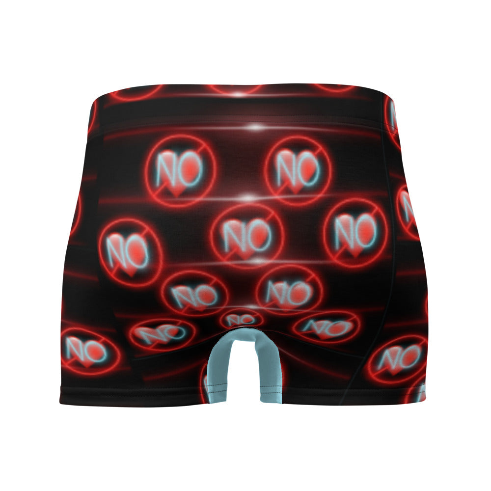 No Love 3 Blue Boxer Briefs
