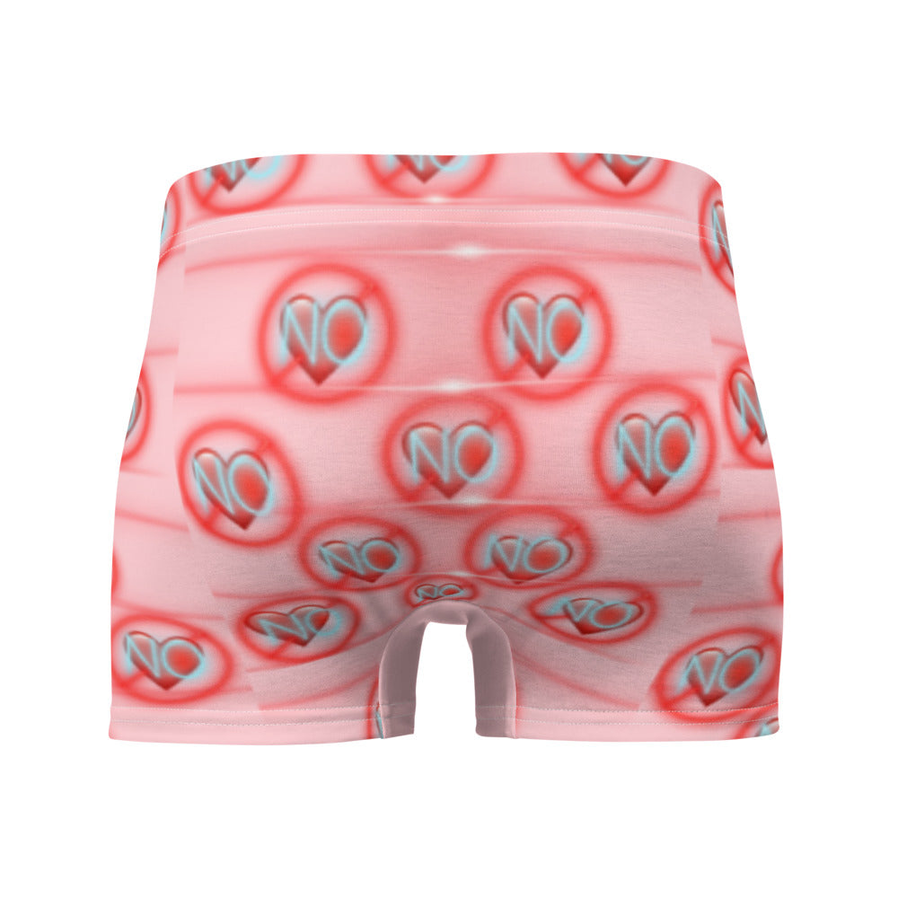 No Love 2 Pink Blue Boxer Briefs