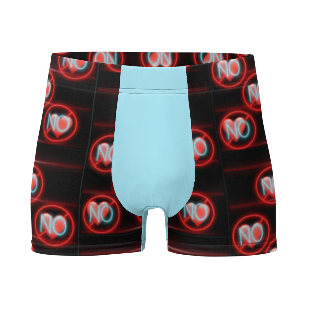 No Love 3 Blue Boxer Briefs