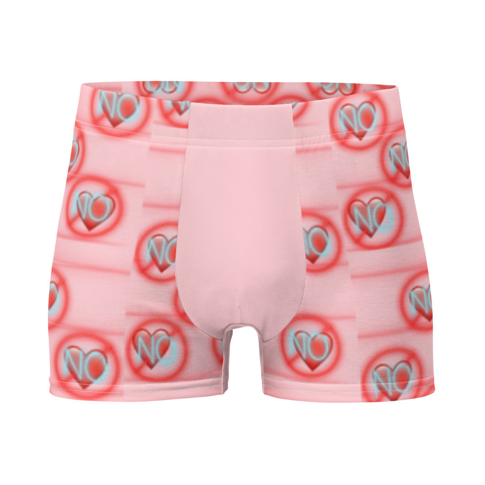 No Love 2 Pink Blue Boxer Briefs