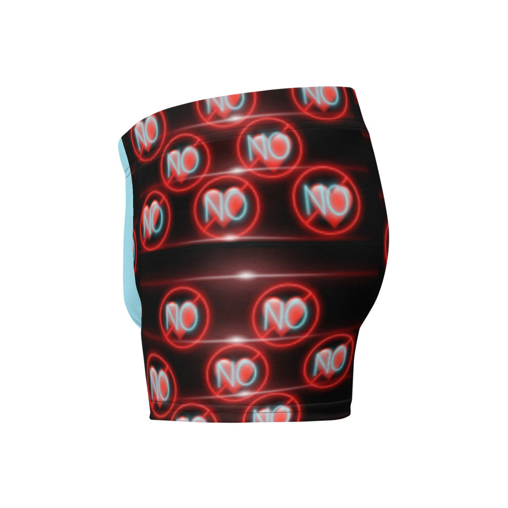 No Love 3 Blue Boxer Briefs