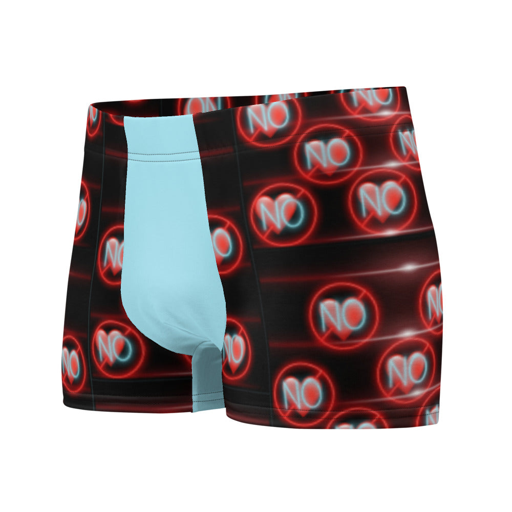No Love 3 Blue Boxer Briefs