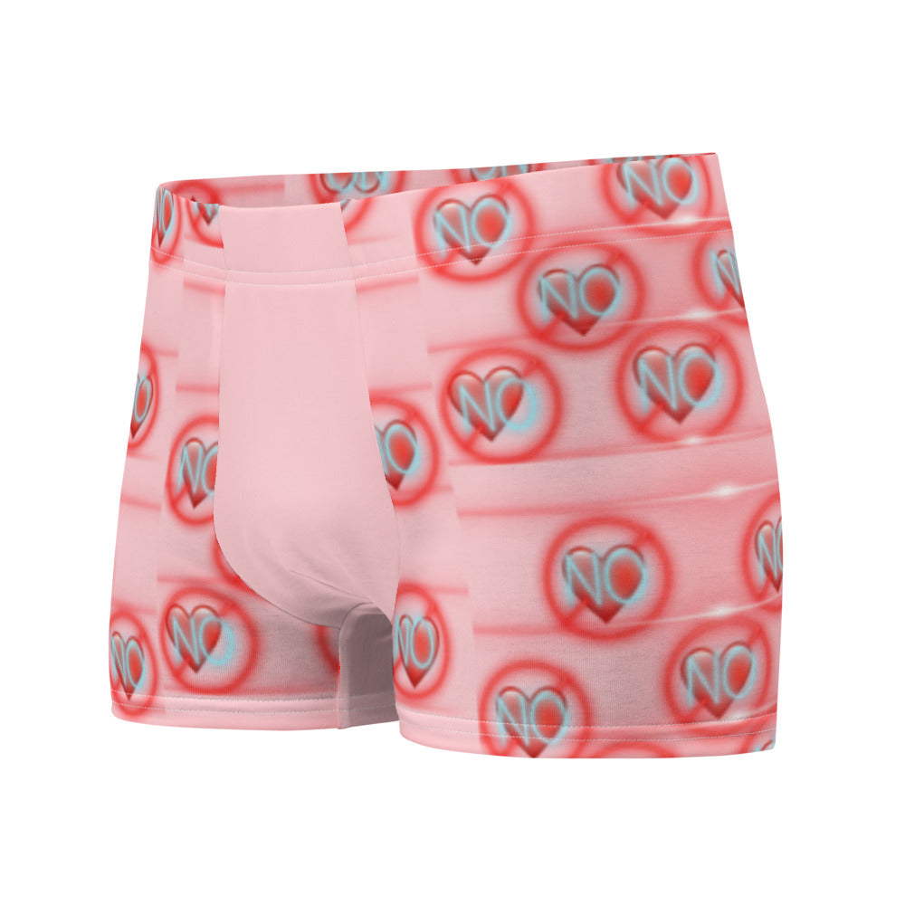 No Love 2 Pink Blue Boxer Briefs