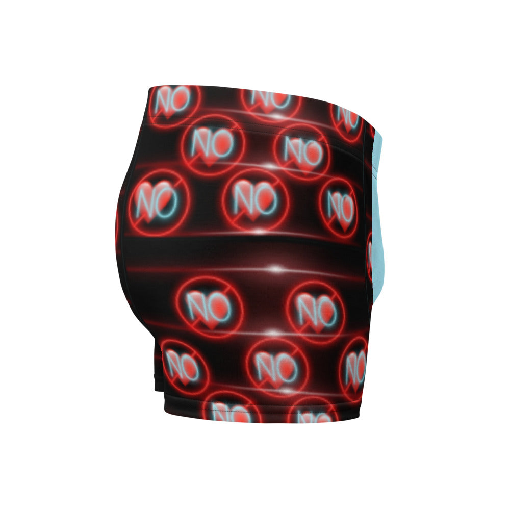 No Love 3 Blue Boxer Briefs