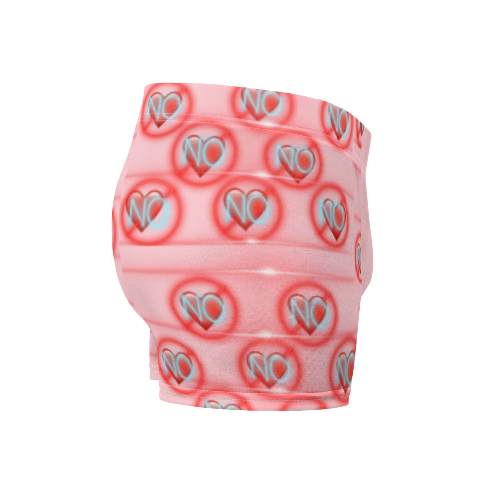 No Love 2 Pink Blue Boxer Briefs