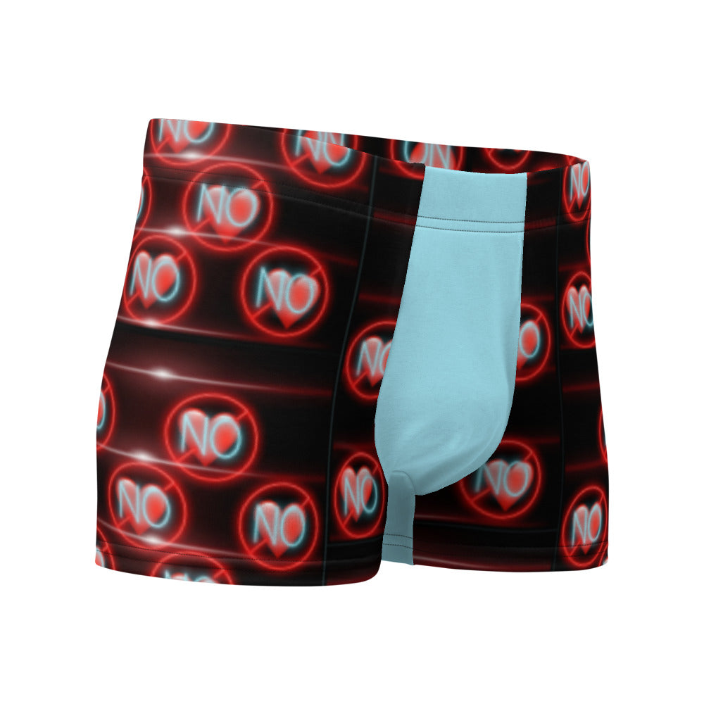 No Love 3 Blue Boxer Briefs