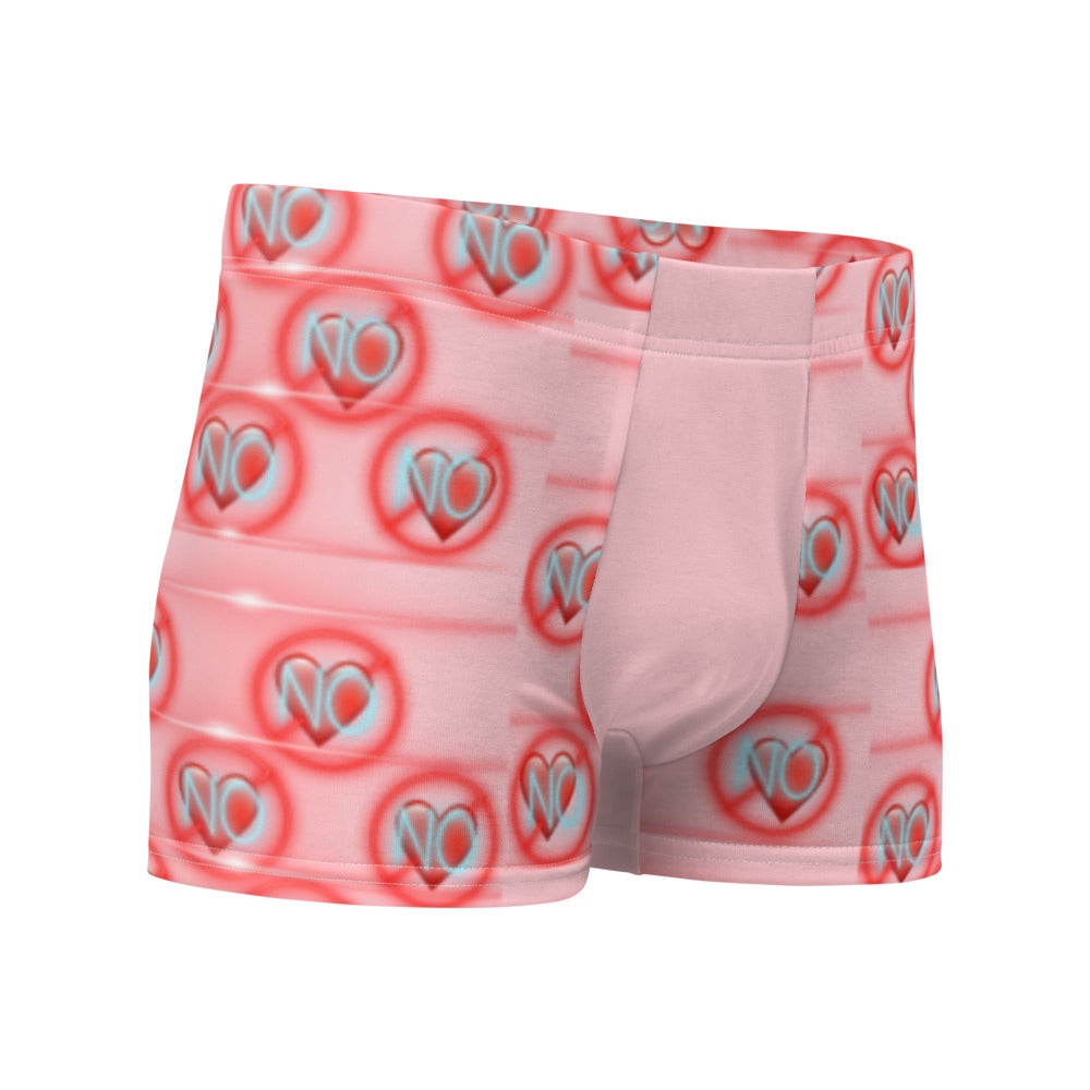 No Love 2 Pink Blue Boxer Briefs