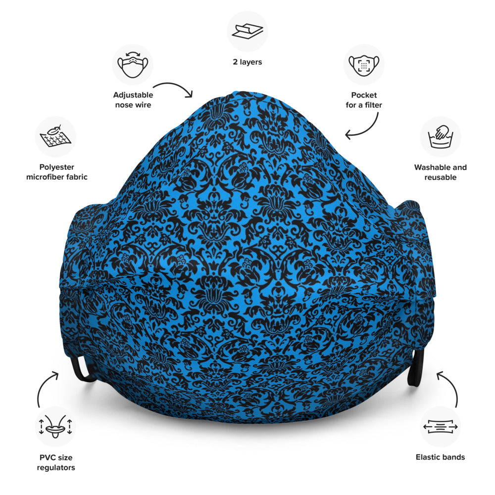 Chandelier Blue Mask