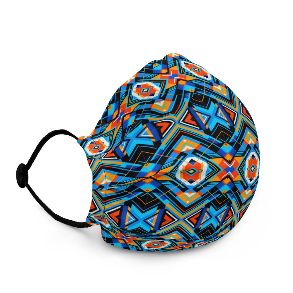 Aztec Blue 2 mask