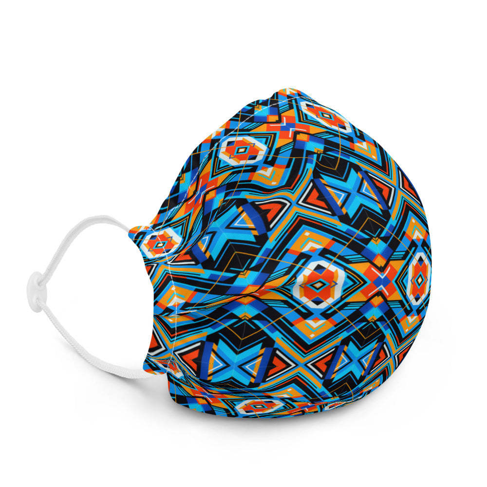 Aztec Blue 2 mask