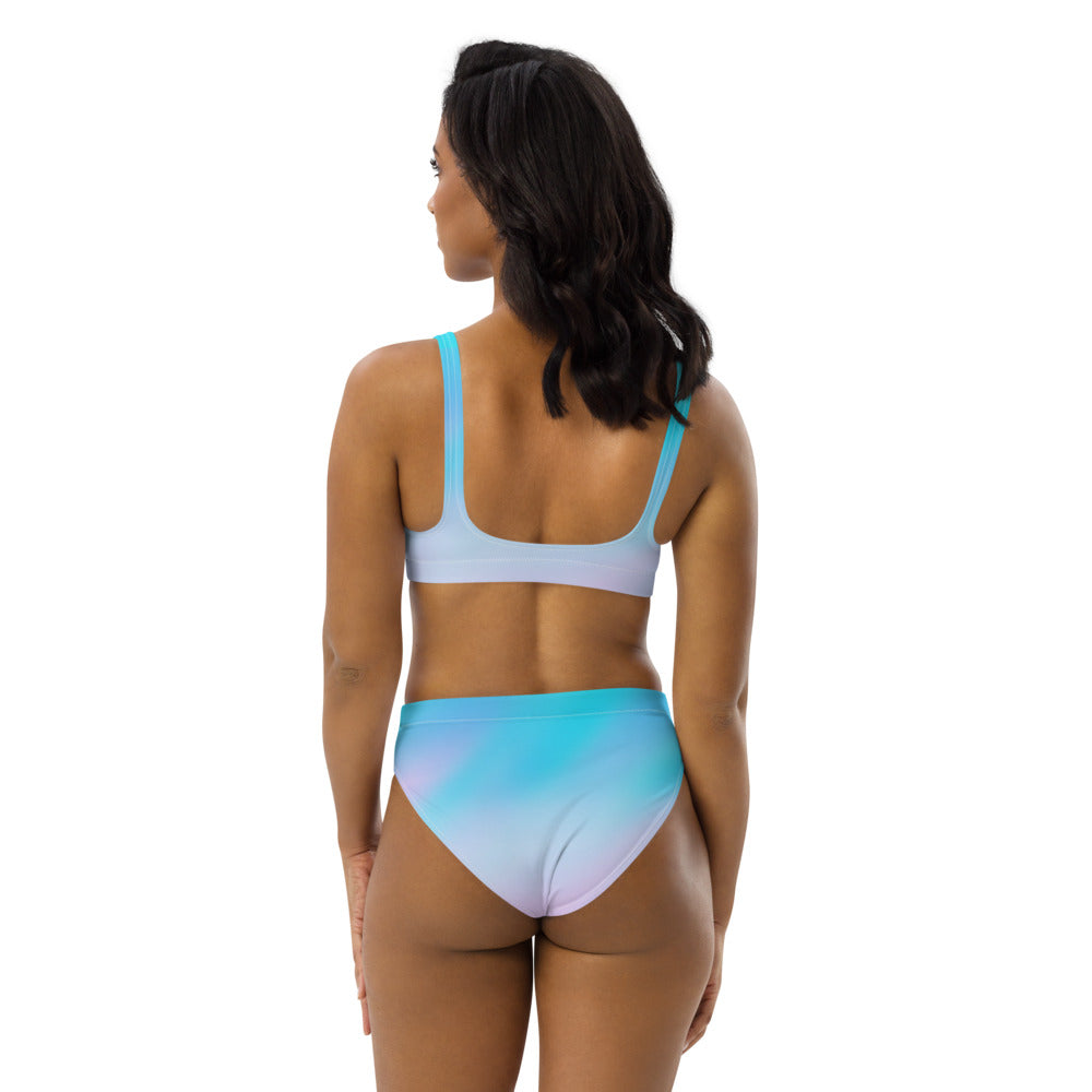 Cotton Candy K1 high-waisted bikini