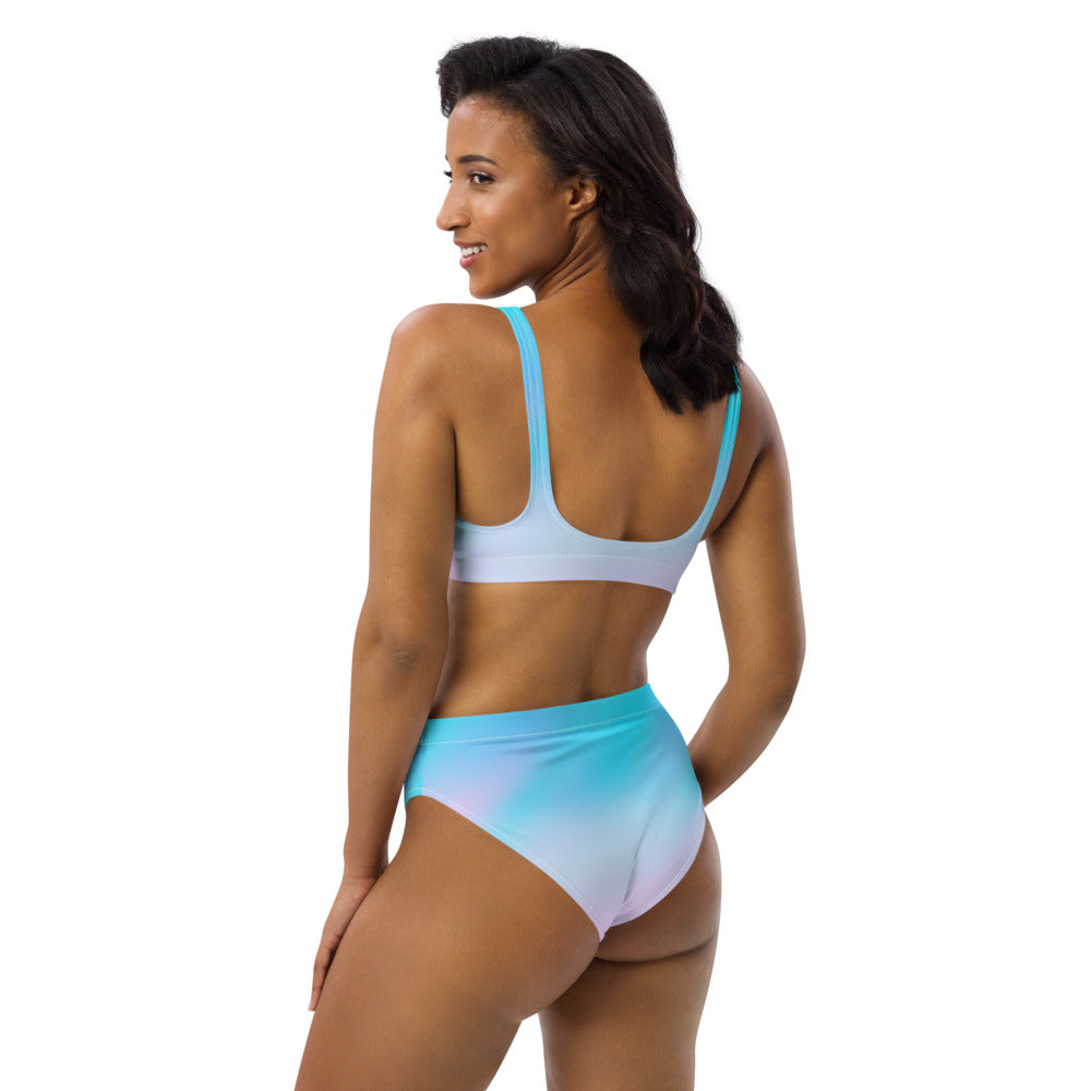 Cotton Candy K1 high-waisted bikini